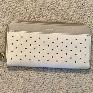Fossil Jori Leather Zip Clutch Wristlet
